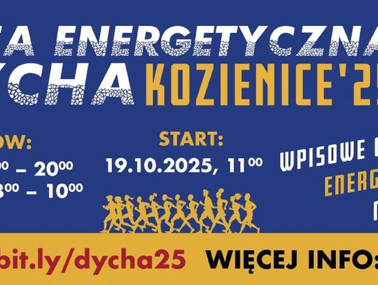 Już wkrótce wystartuje XII Enea Energetyczna Dycha Kozienice 2025!