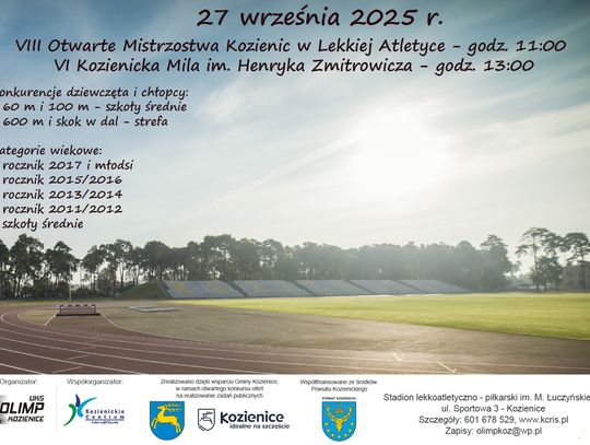 VIII Mistrzostwa Kozienic w Lekkiej Atletyce i VIKozienicka Mila im. Henryka Zmitrowicza