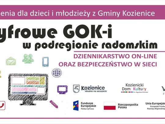 Pierwsze kroki do świata mediów cyfrowych. Kozienicki Dom Kultury zaprasza na szkolenia