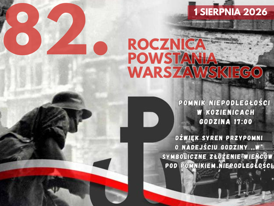 Symboliczne obchody 82. rocznicy Powstania Warszawskiego w Kozienicach