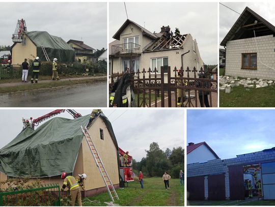 Trąba powietrzna w Gminie Kozienice