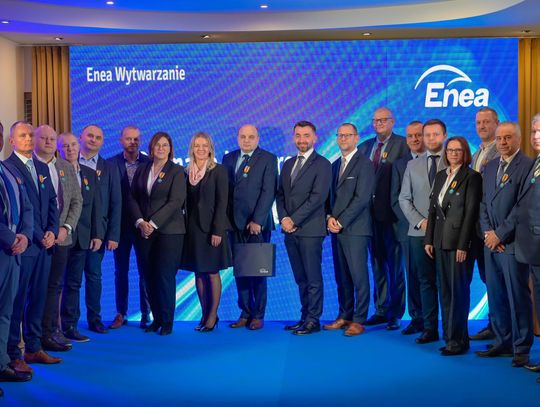 Uhonorowanie pracowników Enei Wytwarzanie za długoletnią służbę i zasługi dla energetyki
