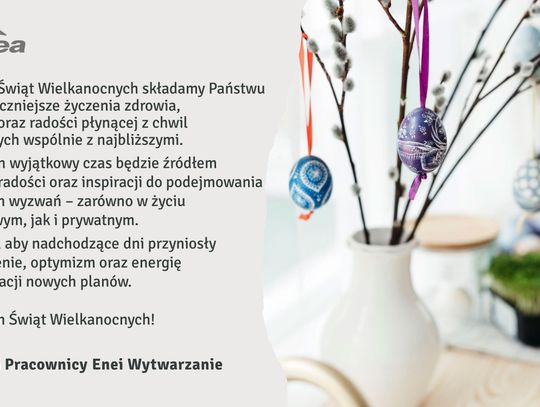 Życzenia od Zarządu i Pracowników Enei Wytwarzanie