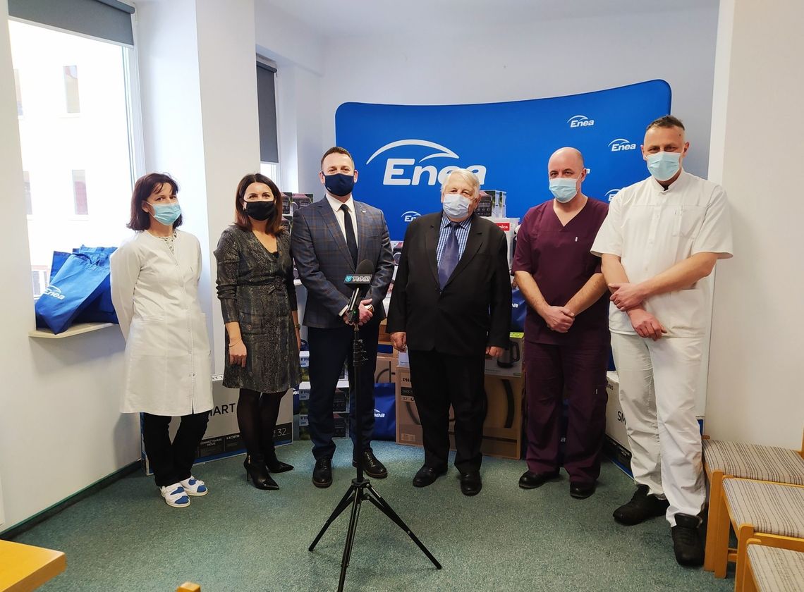 Enea Wytwarzanie walczy z koronawirusem - wyposaża izolatorium na terenie szpitala w Kozienicach