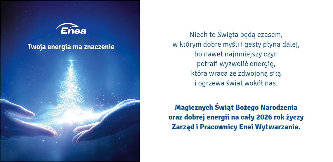 Życzenia od Zarządu i Pracowników Enei Wytwarzanie
